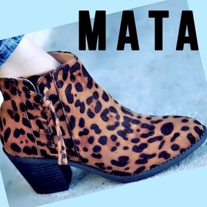 mata fringe booties